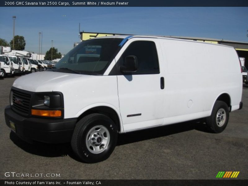 Summit White / Medium Pewter 2006 GMC Savana Van 2500 Cargo