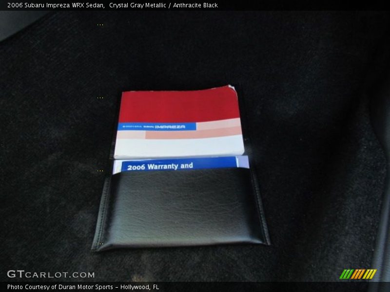Crystal Gray Metallic / Anthracite Black 2006 Subaru Impreza WRX Sedan