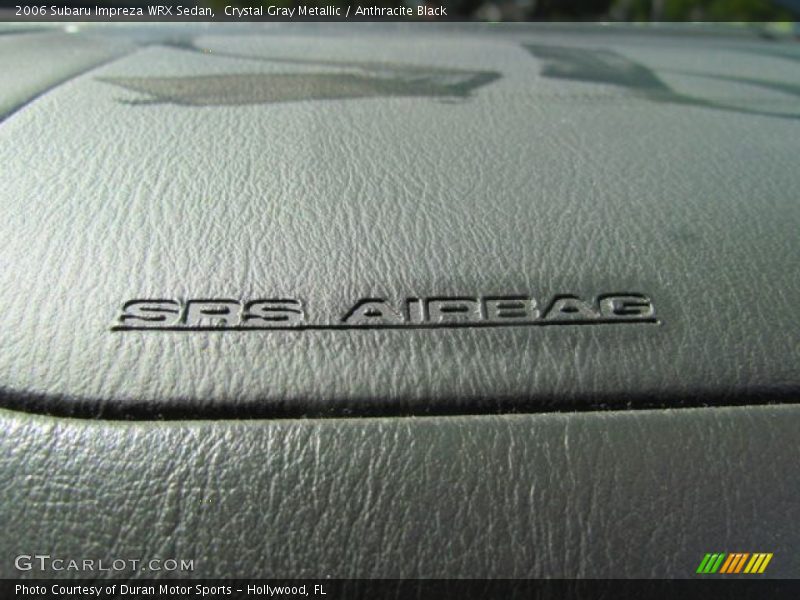 Crystal Gray Metallic / Anthracite Black 2006 Subaru Impreza WRX Sedan