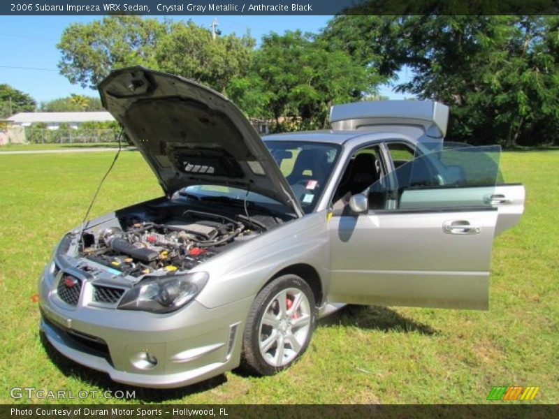 Crystal Gray Metallic / Anthracite Black 2006 Subaru Impreza WRX Sedan