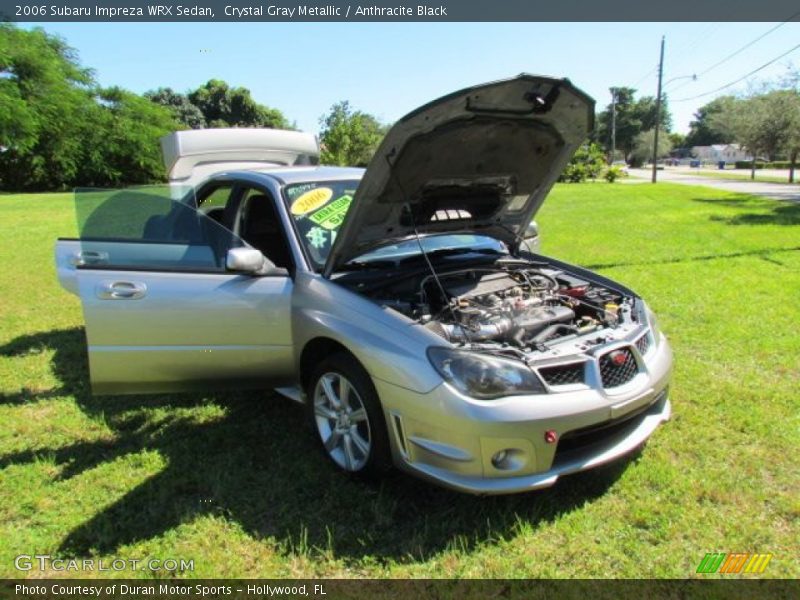 Crystal Gray Metallic / Anthracite Black 2006 Subaru Impreza WRX Sedan