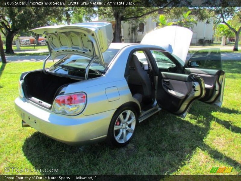 Crystal Gray Metallic / Anthracite Black 2006 Subaru Impreza WRX Sedan