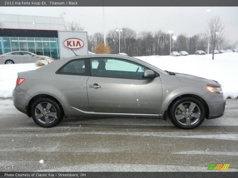 Titanium / Black 2011 Kia Forte Koup EX