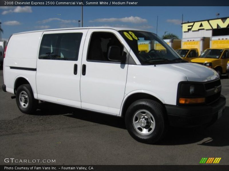 Summit White / Medium Pewter 2008 Chevrolet Express 2500 Commercial Van