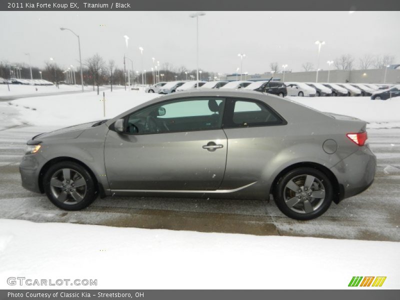Titanium / Black 2011 Kia Forte Koup EX