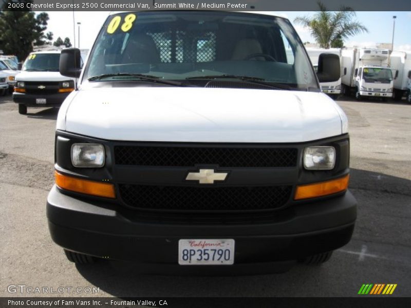 Summit White / Medium Pewter 2008 Chevrolet Express 2500 Commercial Van