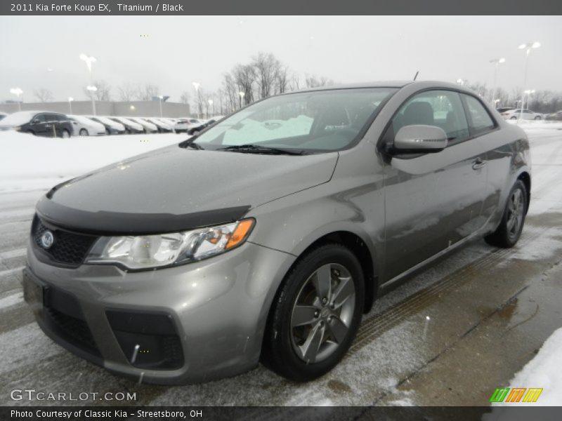 Titanium / Black 2011 Kia Forte Koup EX