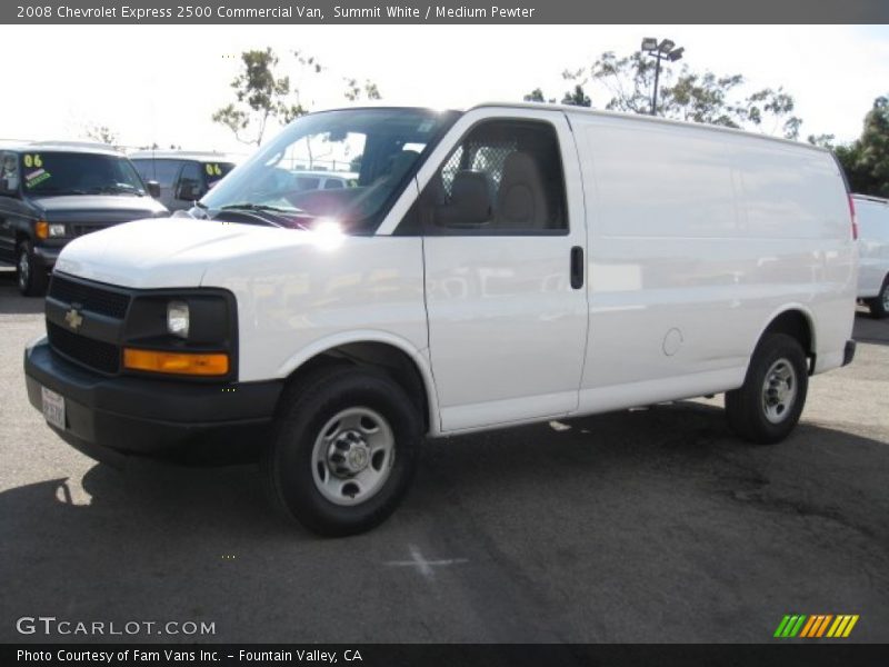 Summit White / Medium Pewter 2008 Chevrolet Express 2500 Commercial Van