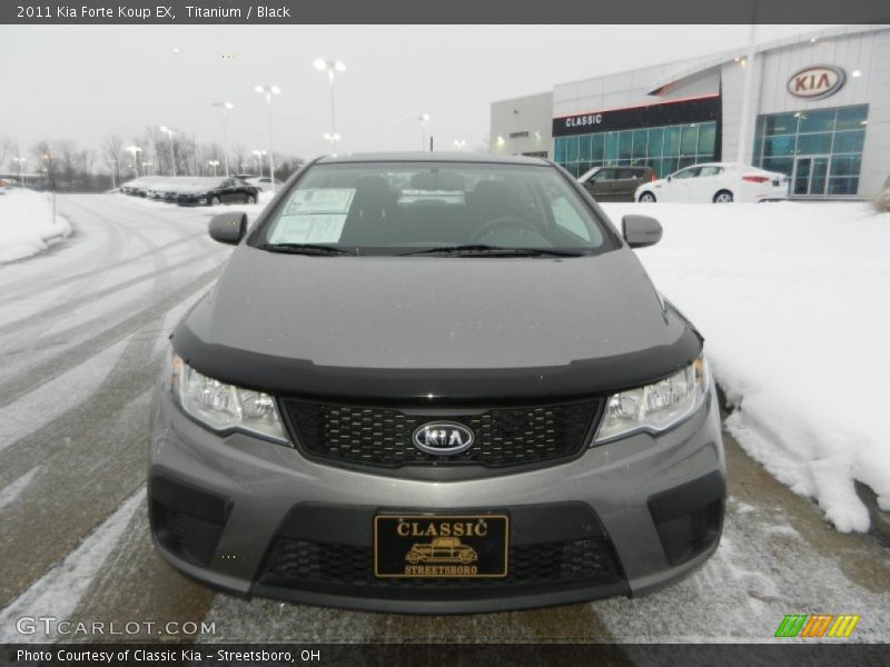 Titanium / Black 2011 Kia Forte Koup EX