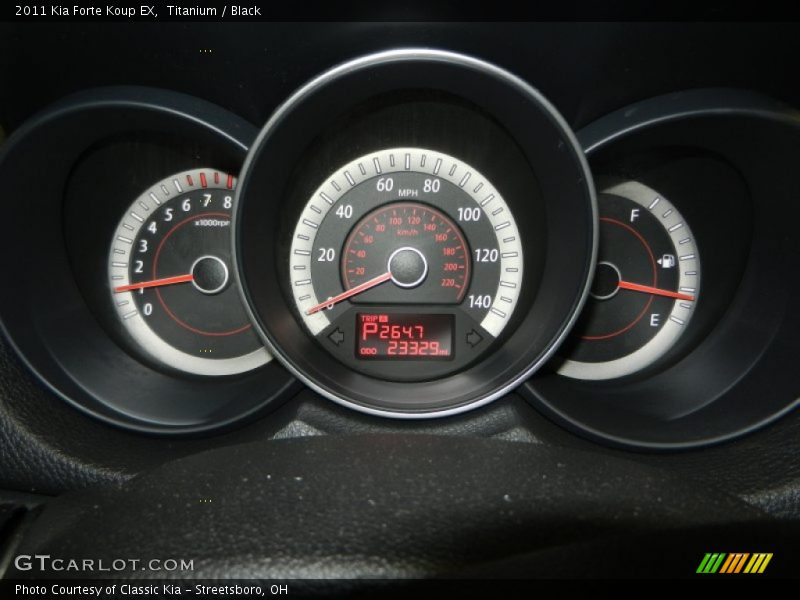 Titanium / Black 2011 Kia Forte Koup EX