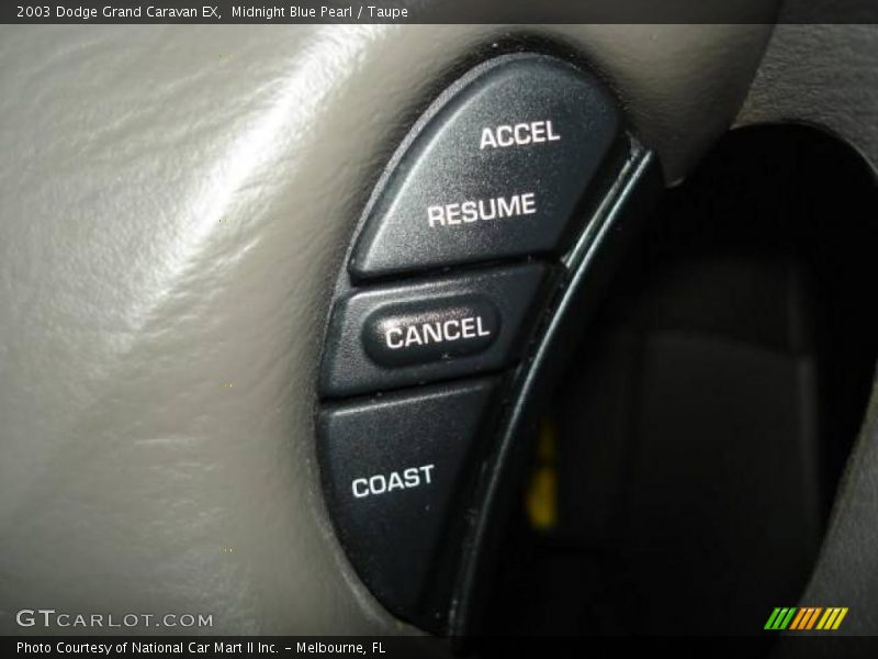 Midnight Blue Pearl / Taupe 2003 Dodge Grand Caravan EX