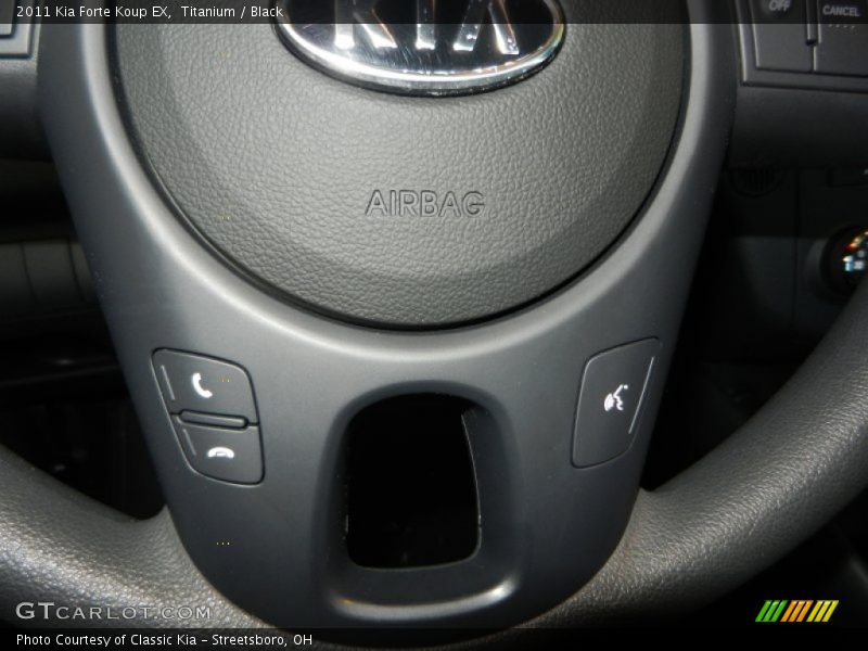 Titanium / Black 2011 Kia Forte Koup EX