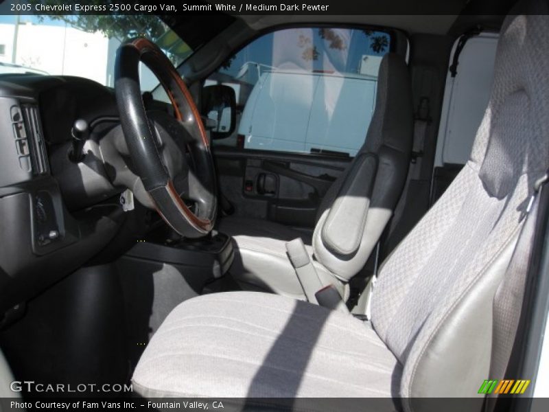 Summit White / Medium Dark Pewter 2005 Chevrolet Express 2500 Cargo Van