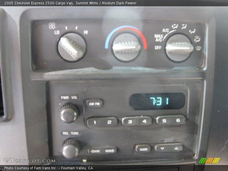 Summit White / Medium Dark Pewter 2005 Chevrolet Express 2500 Cargo Van