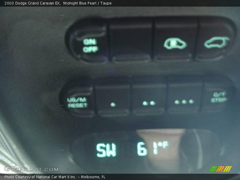 Midnight Blue Pearl / Taupe 2003 Dodge Grand Caravan EX