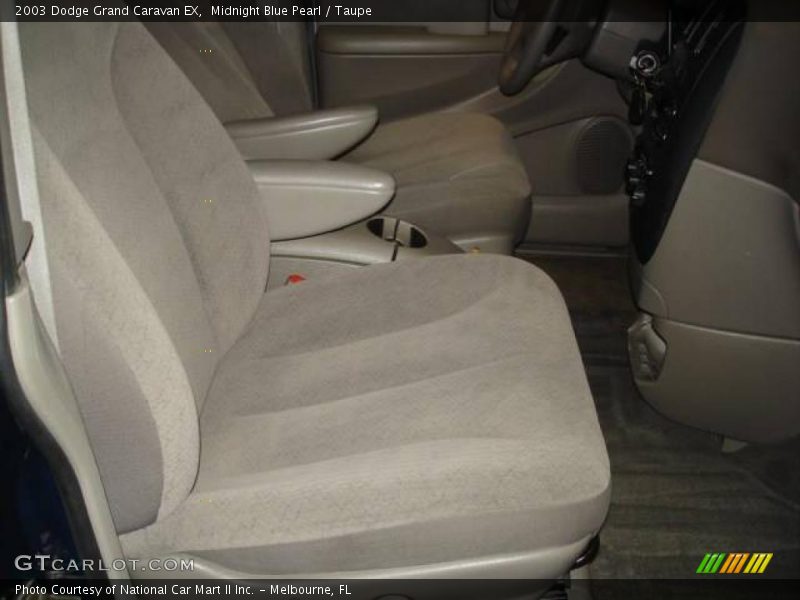 Midnight Blue Pearl / Taupe 2003 Dodge Grand Caravan EX