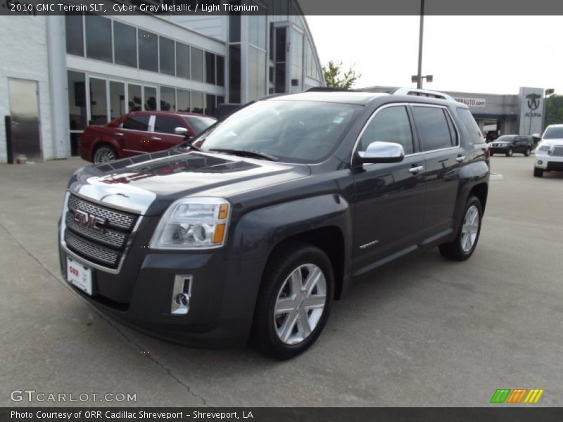 Cyber Gray Metallic / Light Titanium 2010 GMC Terrain SLT