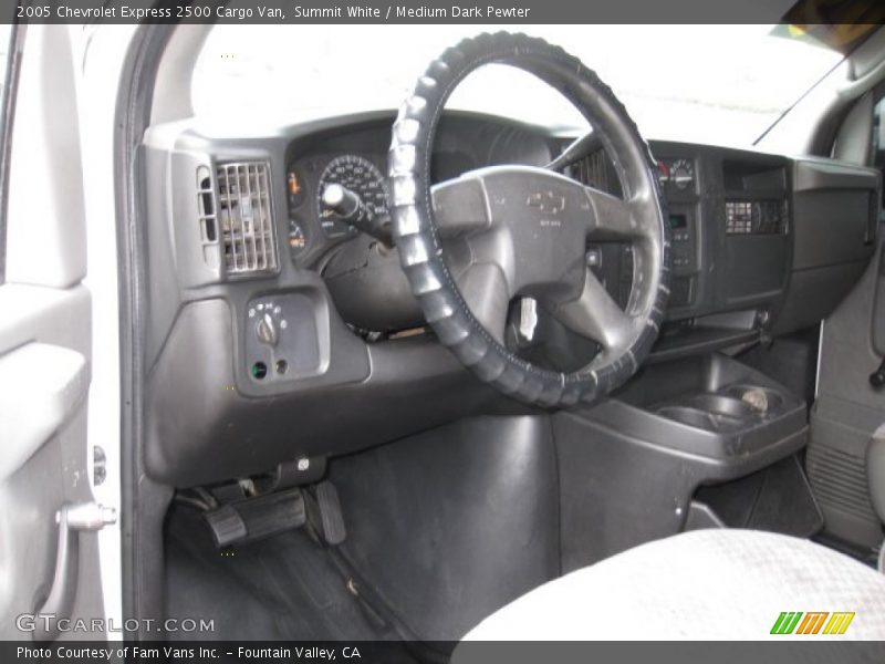 Summit White / Medium Dark Pewter 2005 Chevrolet Express 2500 Cargo Van