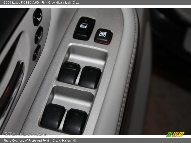 Flint Gray Mica / Light Gray 2004 Lexus RX 330 AWD