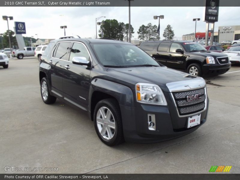 Cyber Gray Metallic / Light Titanium 2010 GMC Terrain SLT