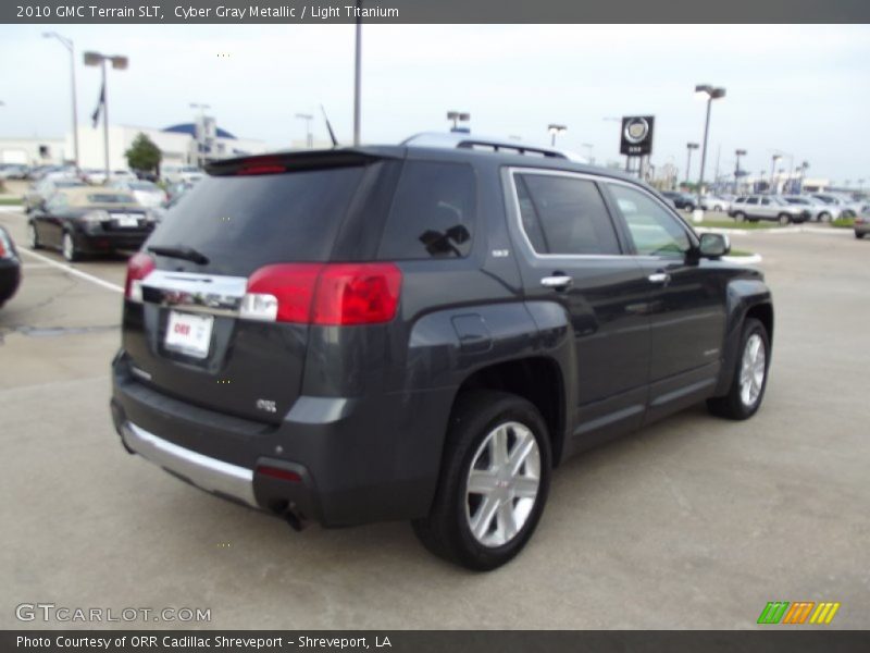 Cyber Gray Metallic / Light Titanium 2010 GMC Terrain SLT