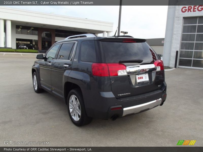 Cyber Gray Metallic / Light Titanium 2010 GMC Terrain SLT