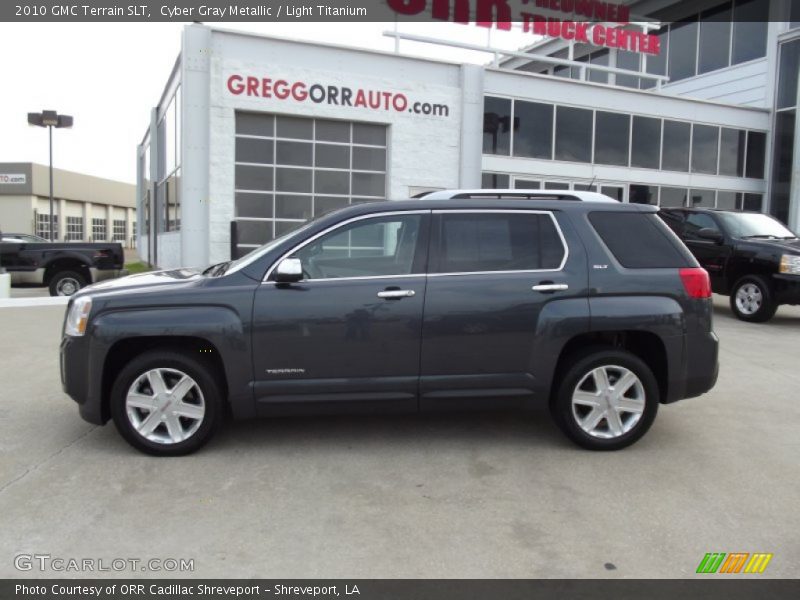 Cyber Gray Metallic / Light Titanium 2010 GMC Terrain SLT