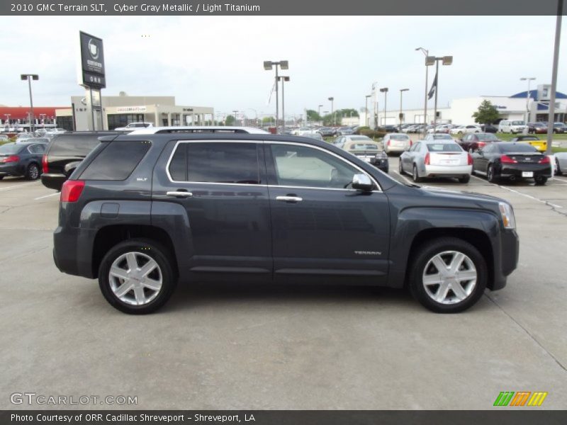 Cyber Gray Metallic / Light Titanium 2010 GMC Terrain SLT
