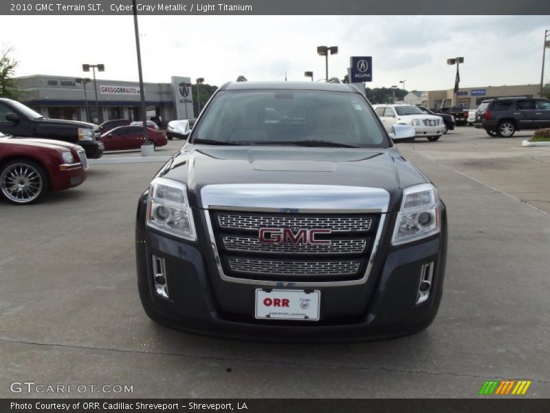 Cyber Gray Metallic / Light Titanium 2010 GMC Terrain SLT
