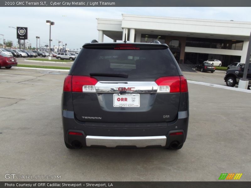 Cyber Gray Metallic / Light Titanium 2010 GMC Terrain SLT