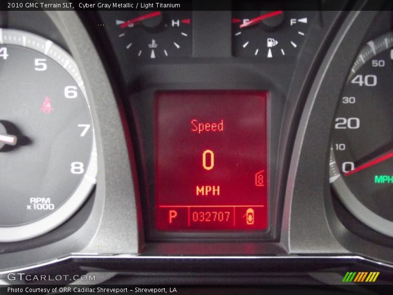 Cyber Gray Metallic / Light Titanium 2010 GMC Terrain SLT