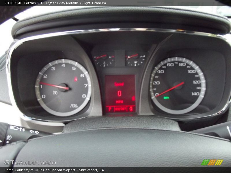 Cyber Gray Metallic / Light Titanium 2010 GMC Terrain SLT