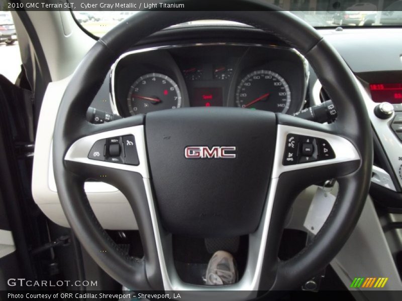Cyber Gray Metallic / Light Titanium 2010 GMC Terrain SLT