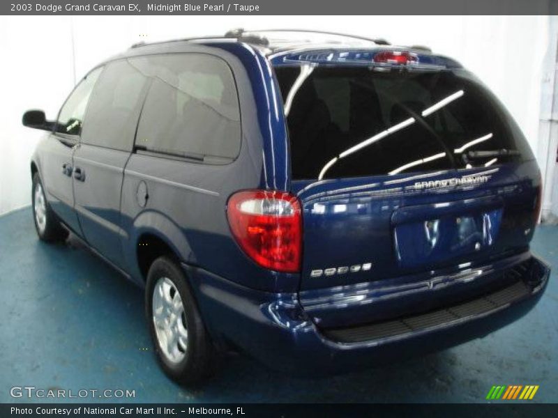 Midnight Blue Pearl / Taupe 2003 Dodge Grand Caravan EX