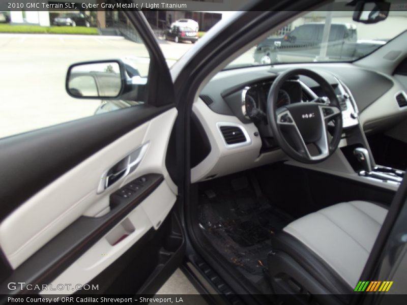 Cyber Gray Metallic / Light Titanium 2010 GMC Terrain SLT