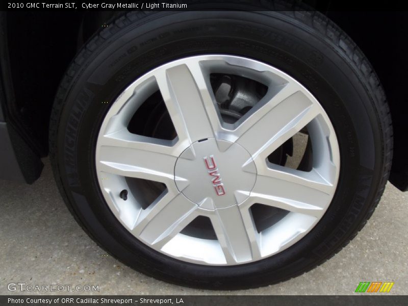 Cyber Gray Metallic / Light Titanium 2010 GMC Terrain SLT