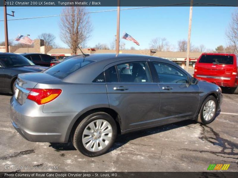 Tungsten Metallic / Black 2012 Chrysler 200 LX Sedan