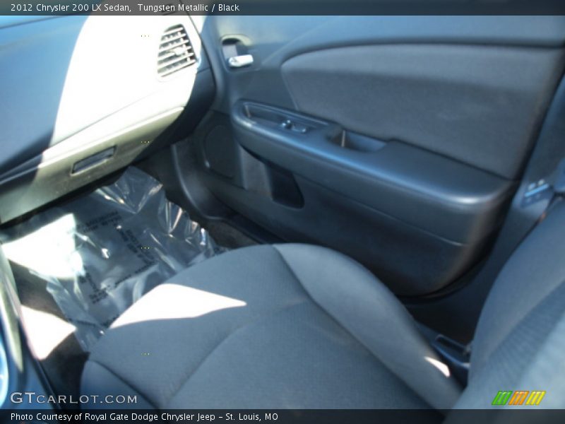 Tungsten Metallic / Black 2012 Chrysler 200 LX Sedan