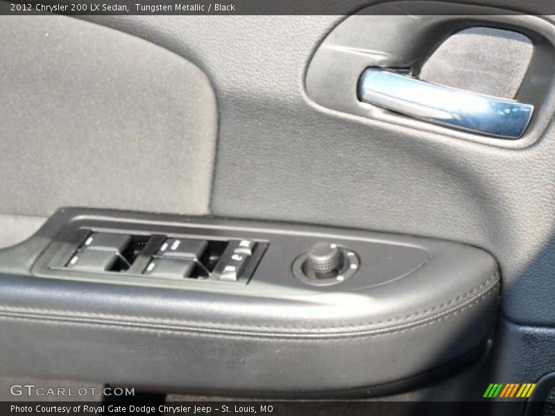 Tungsten Metallic / Black 2012 Chrysler 200 LX Sedan