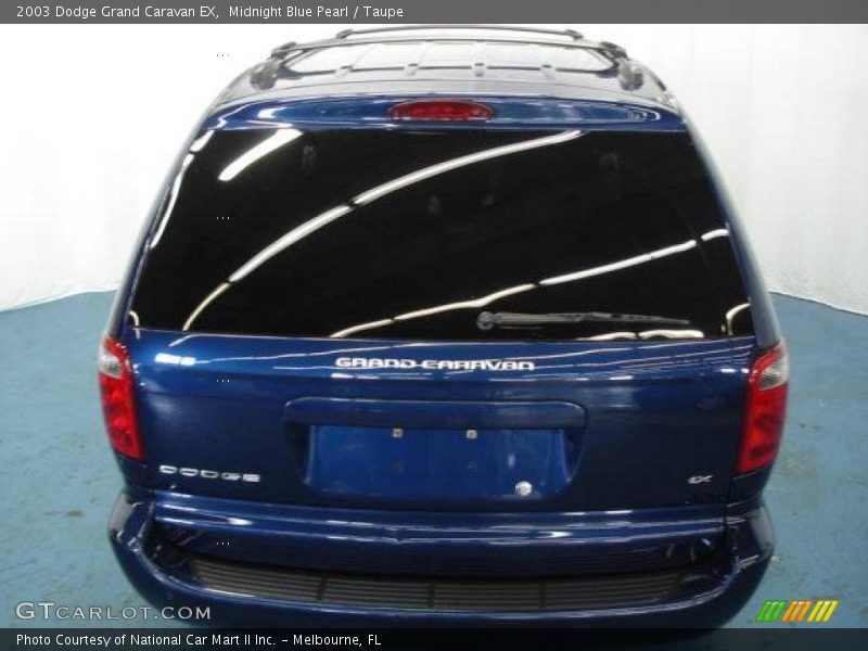 Midnight Blue Pearl / Taupe 2003 Dodge Grand Caravan EX