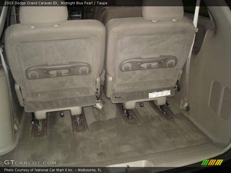 Midnight Blue Pearl / Taupe 2003 Dodge Grand Caravan EX