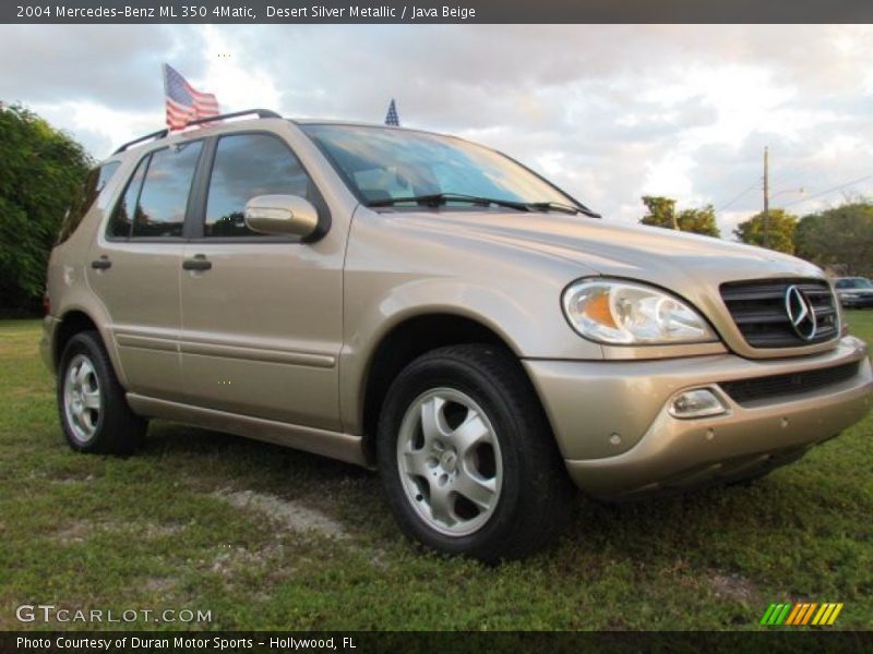 Desert Silver Metallic / Java Beige 2004 Mercedes-Benz ML 350 4Matic