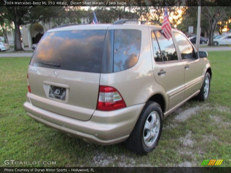 Desert Silver Metallic / Java Beige 2004 Mercedes-Benz ML 350 4Matic