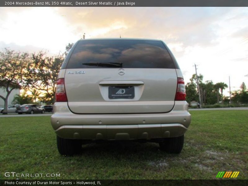 Desert Silver Metallic / Java Beige 2004 Mercedes-Benz ML 350 4Matic