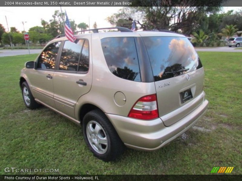 Desert Silver Metallic / Java Beige 2004 Mercedes-Benz ML 350 4Matic