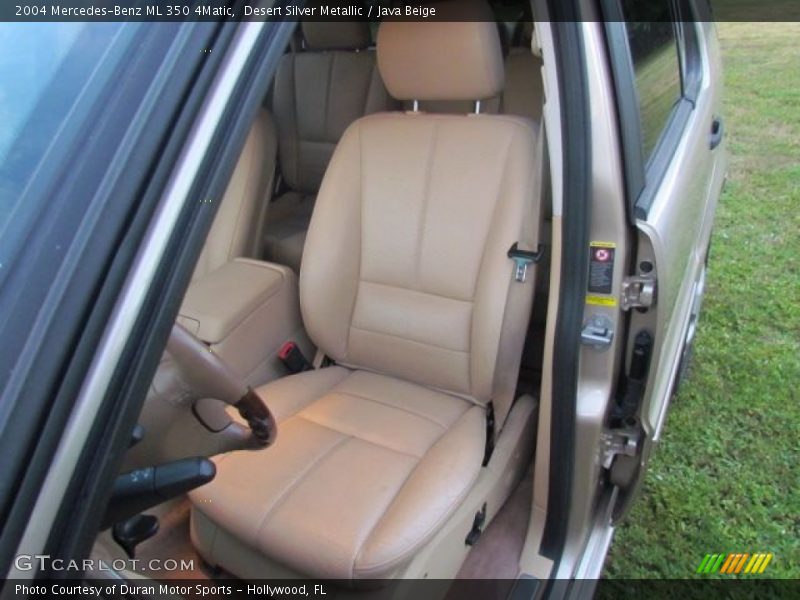 Front Seat of 2004 ML 350 4Matic