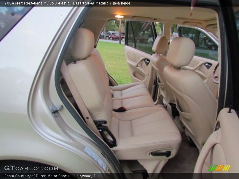 Rear Seat of 2004 ML 350 4Matic