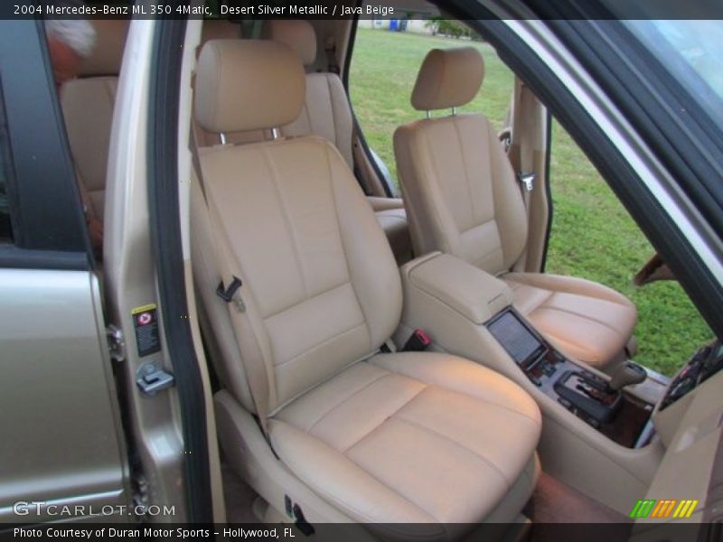 Front Seat of 2004 ML 350 4Matic