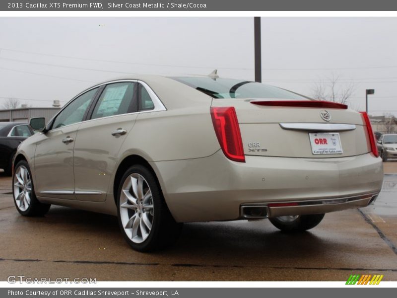Silver Coast Metallic / Shale/Cocoa 2013 Cadillac XTS Premium FWD