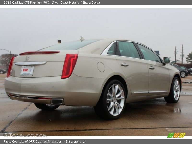 Silver Coast Metallic / Shale/Cocoa 2013 Cadillac XTS Premium FWD